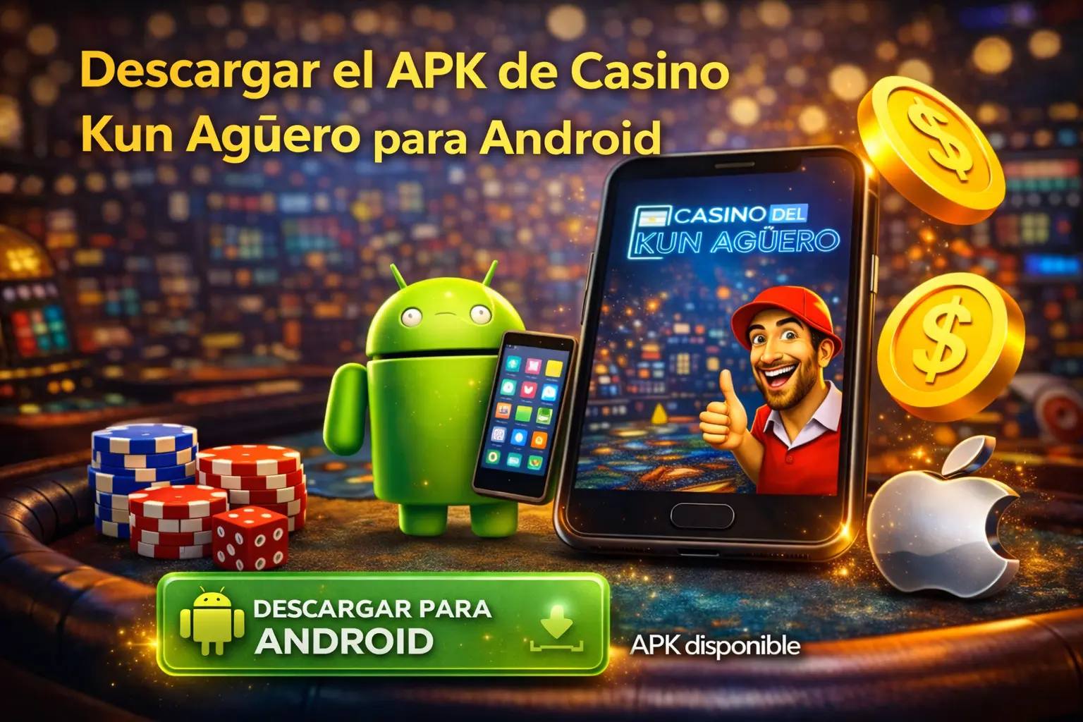 Descargar el APK de Casino Kun Agüero para Android